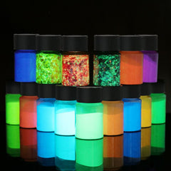 20g Luminous Powder Resin Pigment DIY Epoxy Mold Nail Art Glitter Glow Dark