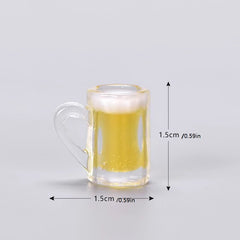 1:12 Scale Kitchen Beer Drinking Cups Mug Toy