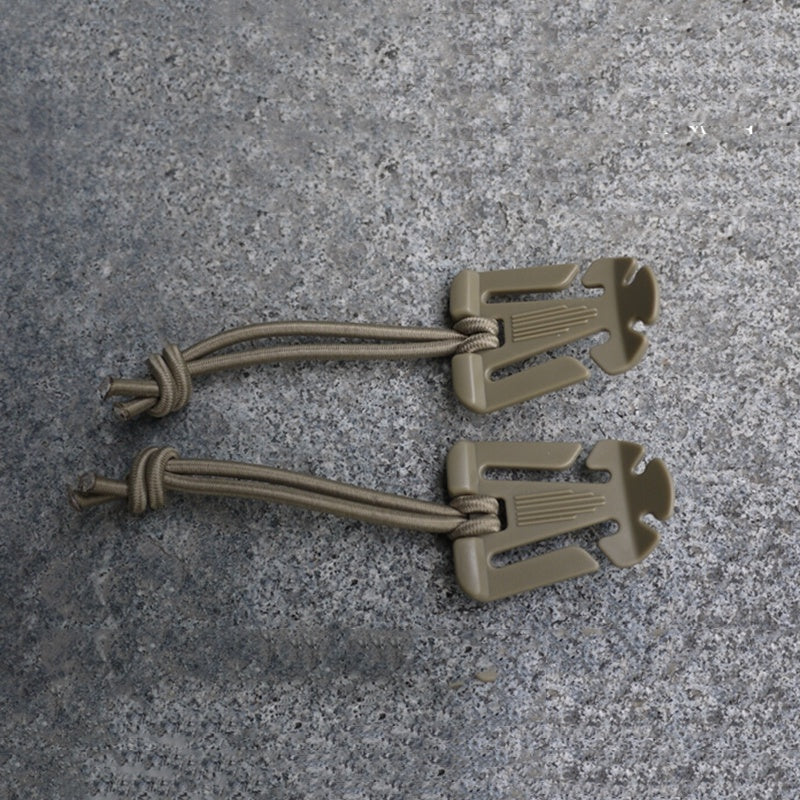 2pcs Webbing Backpack Buckle Quickdraws Carabiner Clip