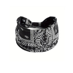 Stretch Wide Hair Bands Knot Turban Headbands for Women