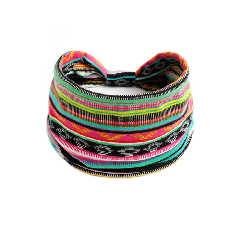 Stretch Wide Hair Bands Knot Turban Headbands for Women