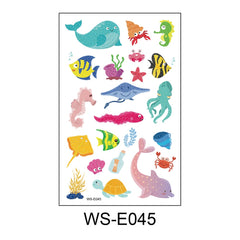 Funny Anime Cartoon Waterproof Tattoo Stickers