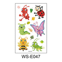 Funny Anime Cartoon Waterproof Tattoo Stickers