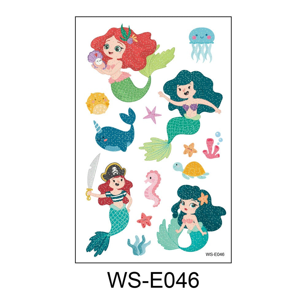Funny Anime Cartoon Waterproof Tattoo Stickers