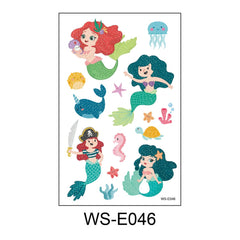 Funny Anime Cartoon Waterproof Tattoo Stickers