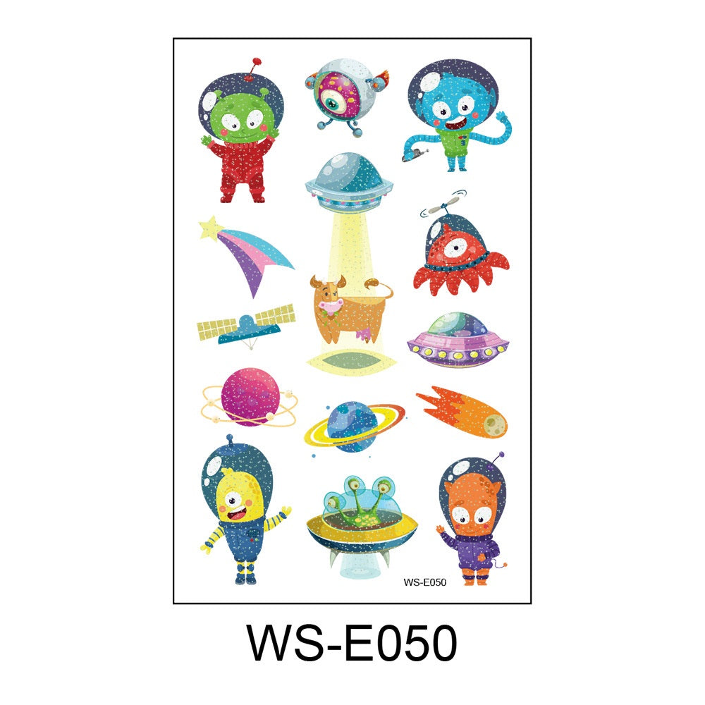 Funny Anime Cartoon Waterproof Tattoo Stickers