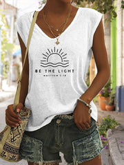 Christian Tank Top Sleeveless Casual Top For Summer & Spring Women's Clothing