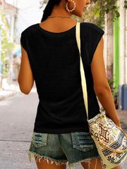 Christian Tank Top Sleeveless Casual Top For Summer & Spring Women's Clothing