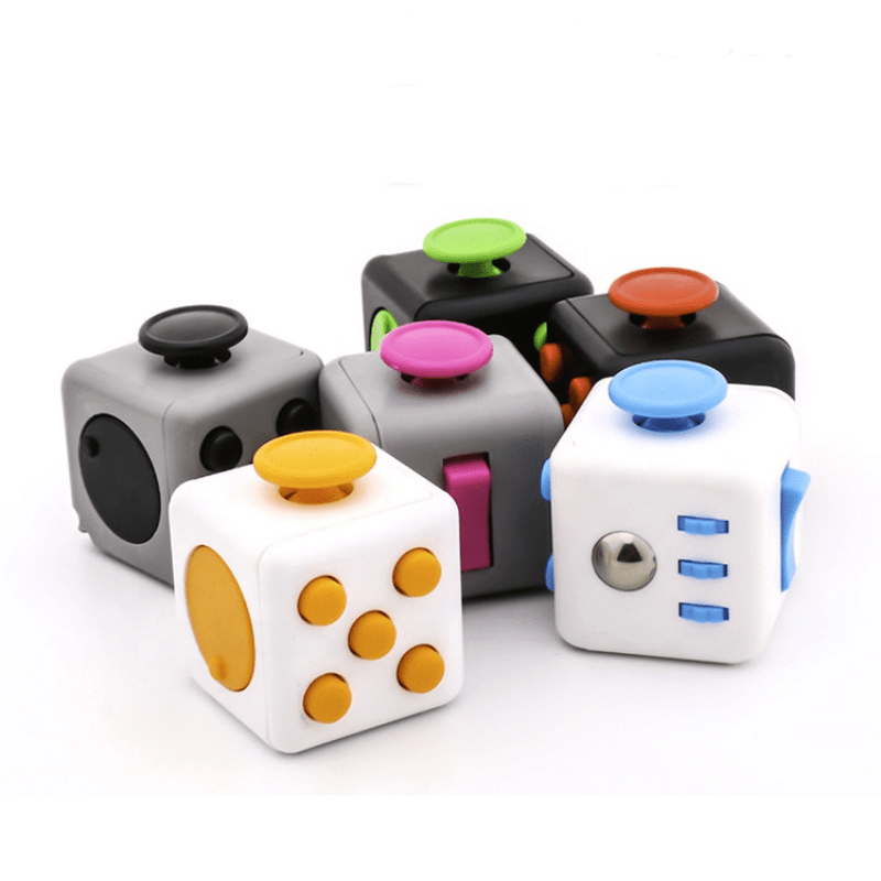 Stress Relieving Fidget Cube for Kids - Fun Sensory Toy