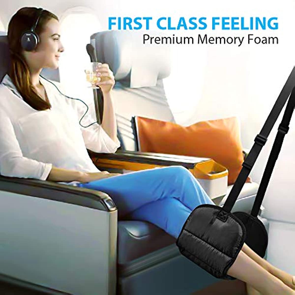 Airplane Foot Rest Office Foot Rest Soothing Fatigue Foot Swing Portable