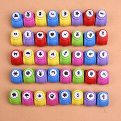 Paper Shaper Cutter Craft Hole Punch Shapes Set for Kids Scrapbook DIY