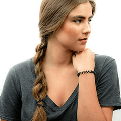 Spiral Hair Ties Waterproof Ponytail Holder Solid Hair Accessories