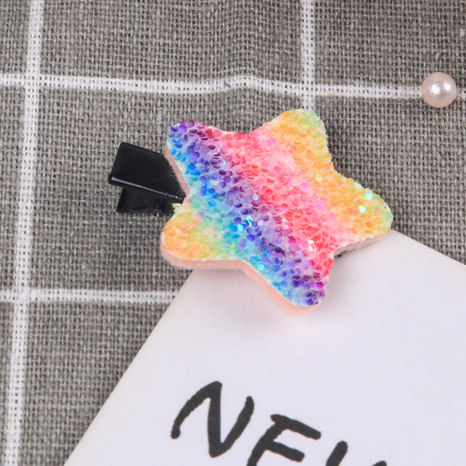 Sequin Star Butterfly Hairpin Children's Accessories