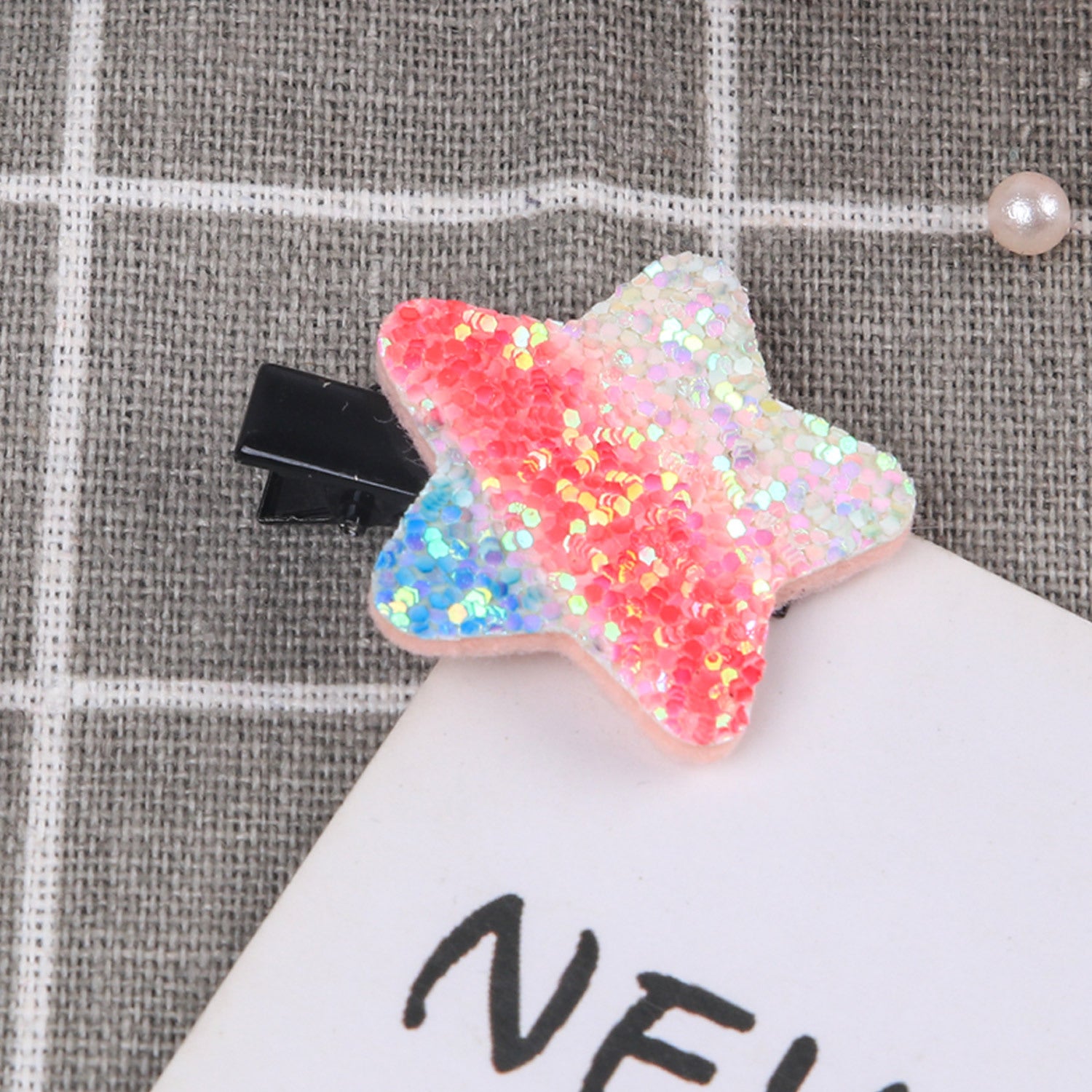 Sequin Star Butterfly Hairpin Children's Accessories