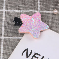 Sequin Star Butterfly Hairpin Children's Accessories