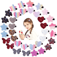 Sequin Star Butterfly Hairpin Children's Accessories
