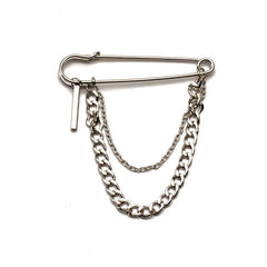 Chain Pin Decoration Hip Hop Style Jewelry For Men