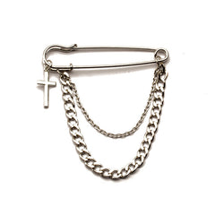 Chain Pin Decoration Hip Hop Style Jewelry For Men