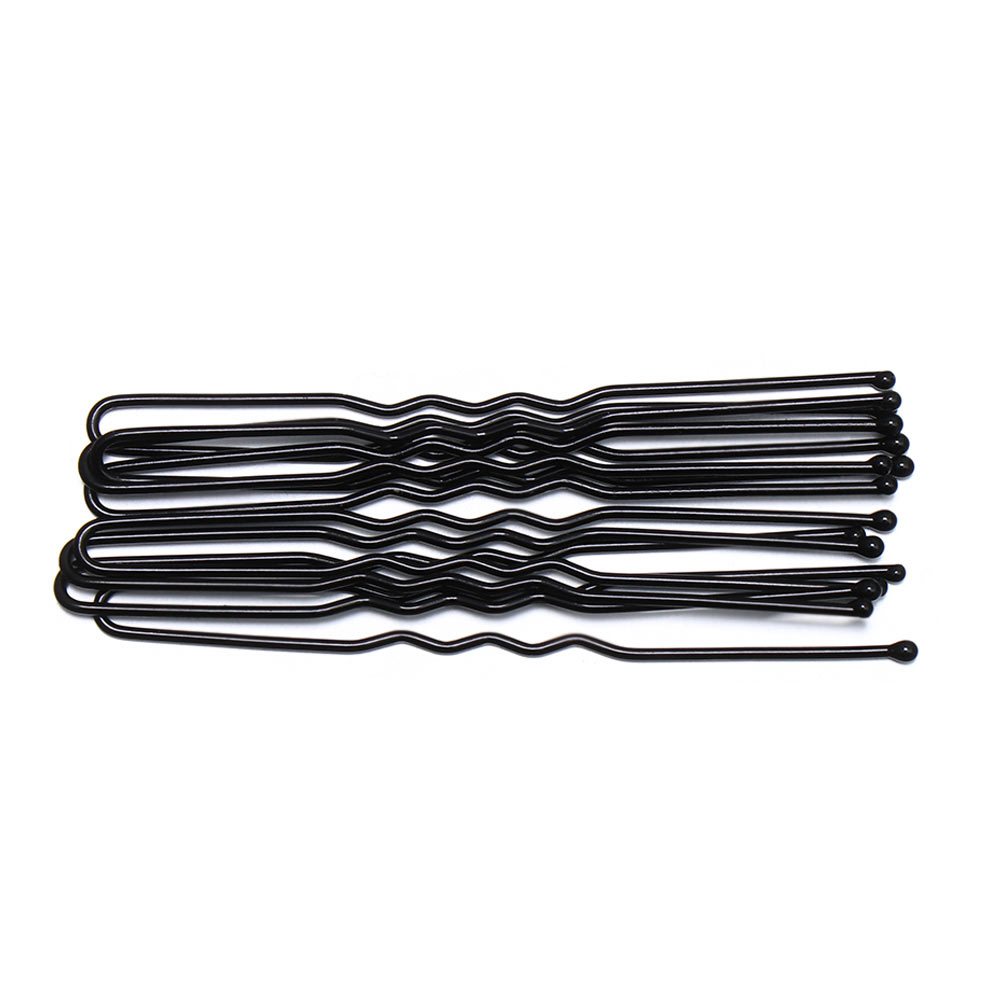 50 Pcs U Shaped Hairpins Metal Barrettes Bridal Hairstyle Tools