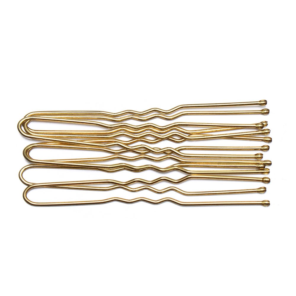 50 Pcs U Shaped Hairpins Metal Barrettes Bridal Hairstyle Tools