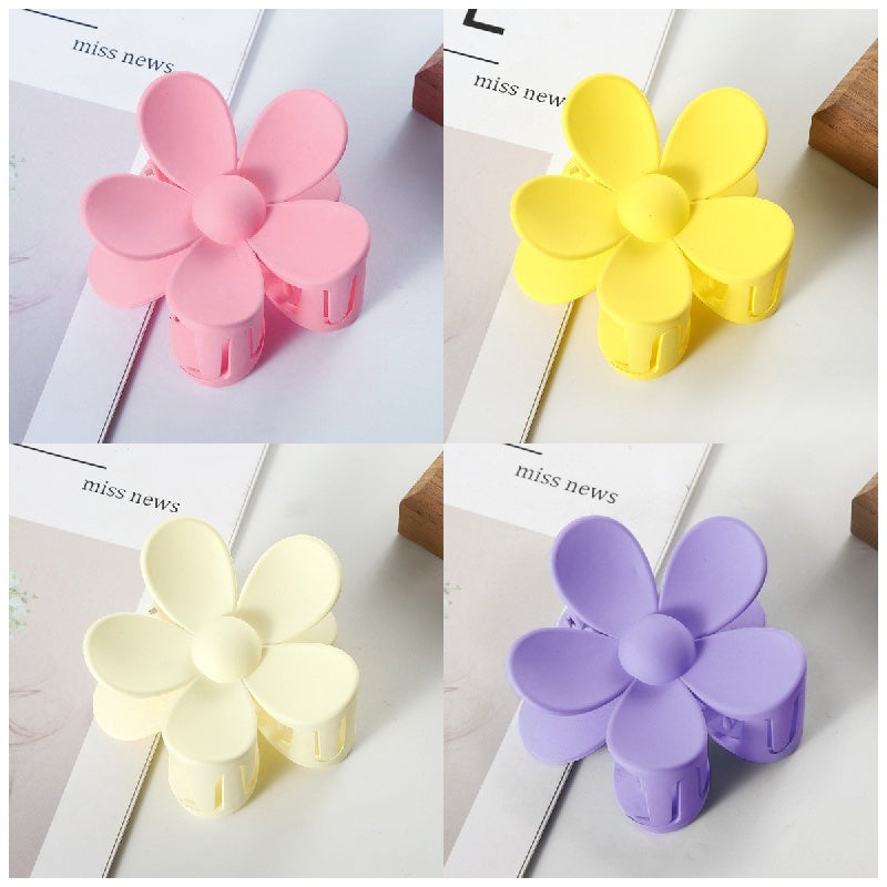 Flower Hair Claw Clip Nonslip Ponytail Holder for Women Girls