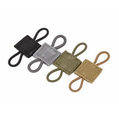 4pcs Tactical Elastic Retainer with Molle Buckle for Antenna Stick and Pipe
