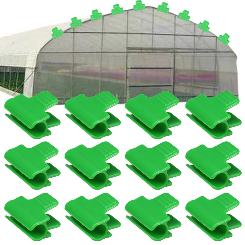 10pcs Greenhouse Film Clamps for Plant Stakes