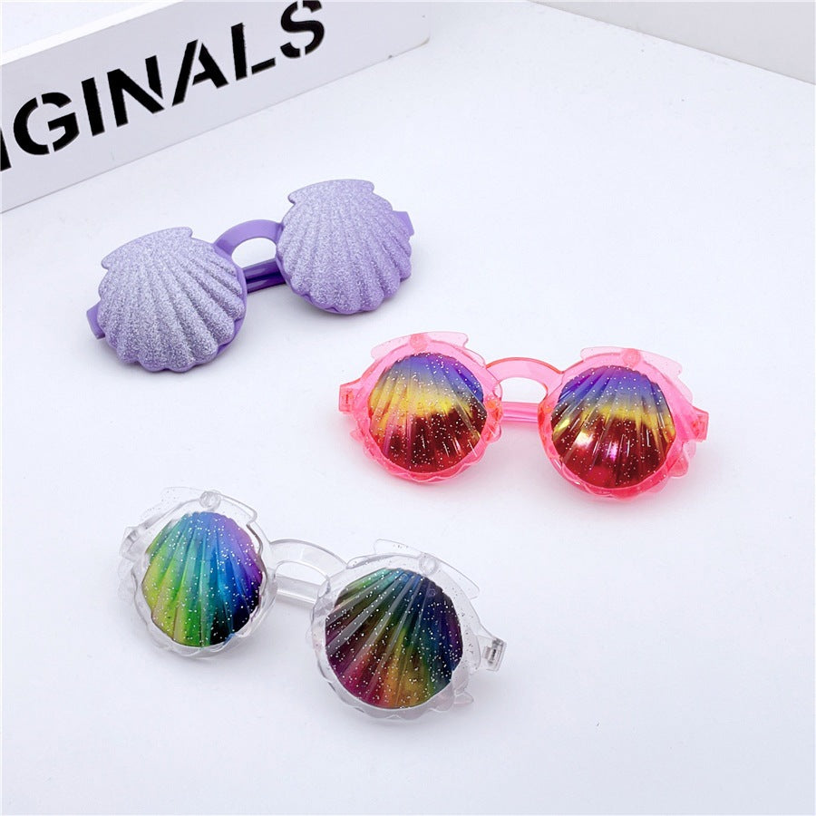 Kids Shell Shaped Sunglasses - Fun Accessory for Boys and Girls