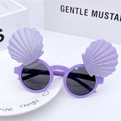 Kids Shell Shaped Sunglasses - Fun Accessory for Boys and Girls