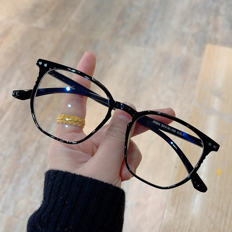 Square Clear Lens Glasses For Women Men Students Jelly Tortoiseshell Frame