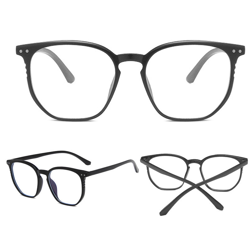 Square Clear Lens Glasses For Women Men Students Jelly Tortoiseshell Frame