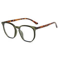 Square Clear Lens Glasses For Women Men Students Jelly Tortoiseshell Frame