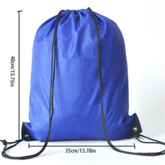Unisex Portable Sports Gym Bag Nylon Drawstring Bags for Travel and Storage