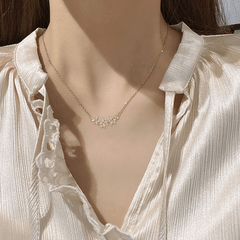 Men's Stainless Steel Chain Flower Pendant Necklace