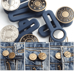 6pcs Pants Waist Extender Metal Button Waist Stretch Size Adjust