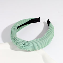 Knotted Wide Brim Hair Hoop Cross Hair Accessories