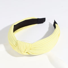 Knotted Wide Brim Hair Hoop Cross Hair Accessories
