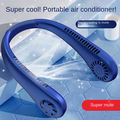 Rechargeable Portable Neck Fan, Long Life, Mute, No Hakaze