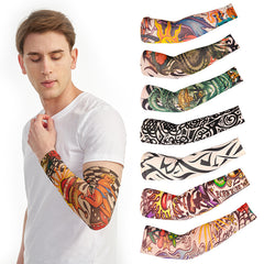 Tattoo Print Arm Sleeves For Outdoor Sun Protection