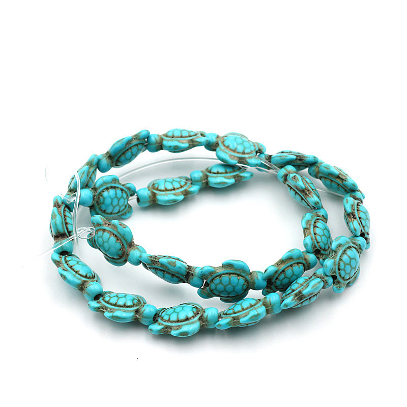 10-20pcs Turquoise Turtle Beads for DIY Jewelry Making