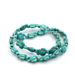 10-20pcs Turquoise Turtle Beads for DIY Jewelry Making