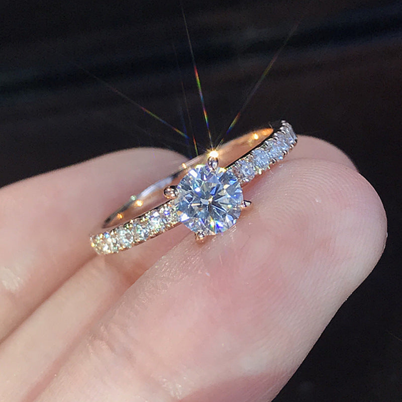 Men's Zirconia Engagement or Wedding Ring, Sparkling and Dazzling