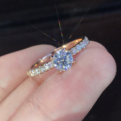 Men's Zirconia Engagement or Wedding Ring, Sparkling and Dazzling