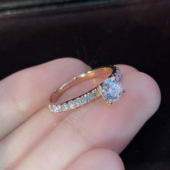Men's Zirconia Engagement or Wedding Ring, Sparkling and Dazzling