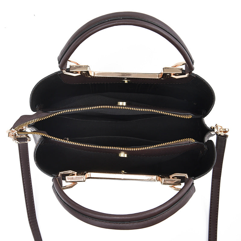Women's Vintage Tote Bag Classic Pattern Satchel Work Bag