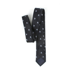 Men's Classic Skull Ties Polyester Printed Necktie