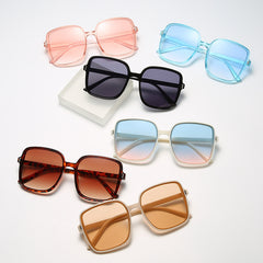 Oversized Square Sunglasses Gradient Glasses UV400