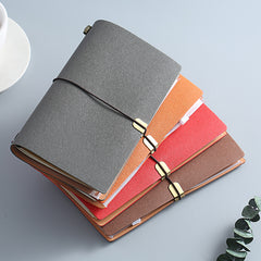 A6 Creative Notebook Travel Book Card Storage Bag Brown Paper 96 Sheets