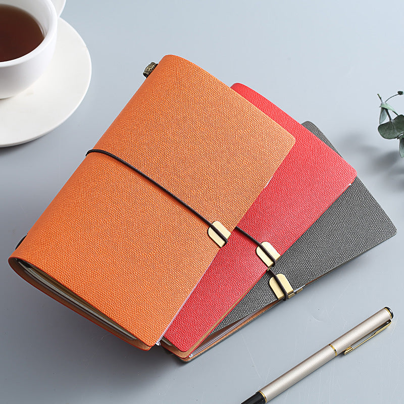 A6 Creative Notebook Travel Book Card Storage Bag Brown Paper 96 Sheets