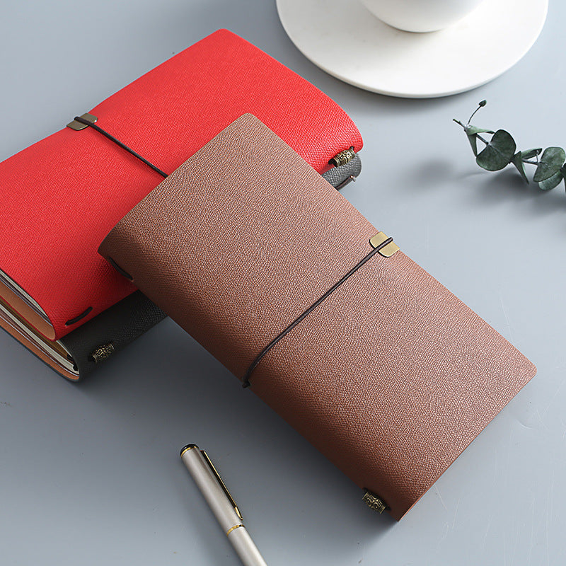 A6 Creative Notebook Travel Book Card Storage Bag Brown Paper 96 Sheets